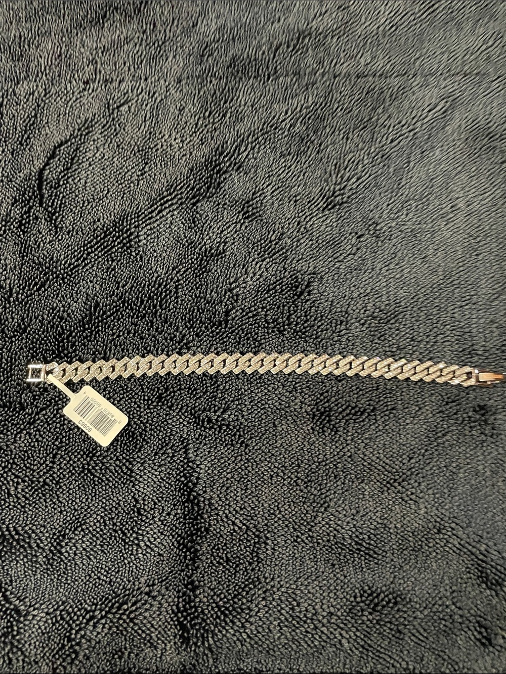 Invicta Silver-Tone Curb Chain Bracelet